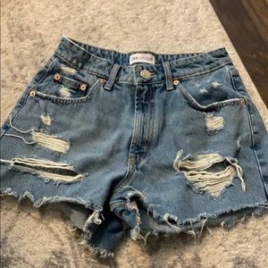Zara denim shorts
